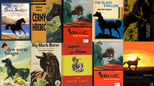 "Black Stallion" Book Covers from around the World