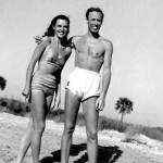 Rosemary and Walter Farley at the Beach 1946